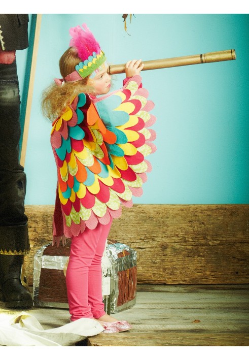 Pattern "Parrot" costume (Burda 1/2013, pattern number 154)