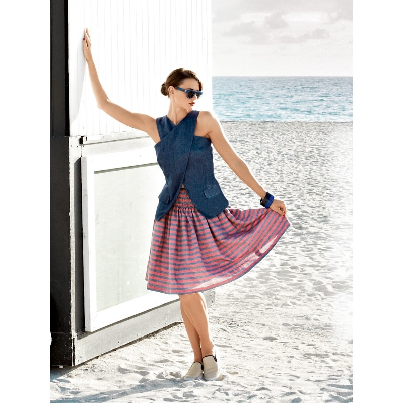 Pattern Skirt with puffs...