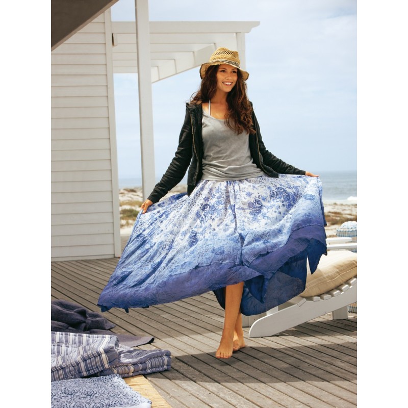 Pattern Maxi batiste skirt...