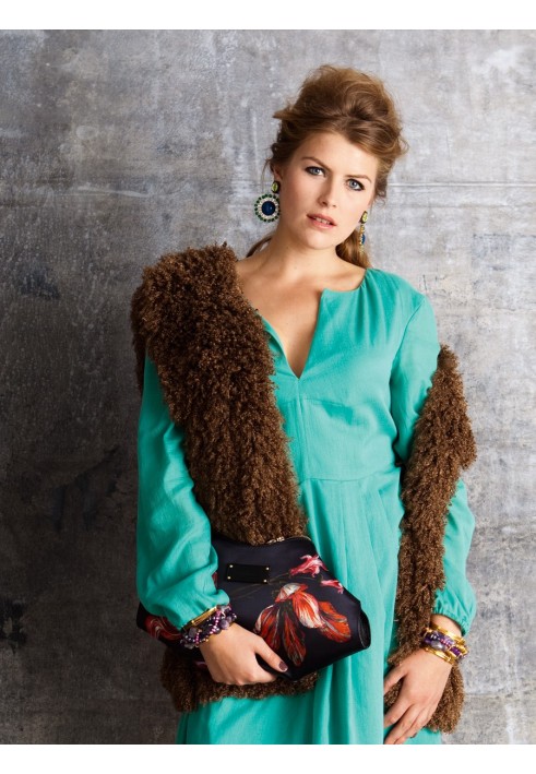 Pattern Fur vest without a fastener (Burda 1/2013, pattern number 132)