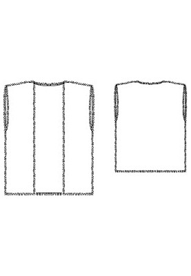 Выкройка Жилет меховой без застежки (Burda 1/2013, № выкройки 132)