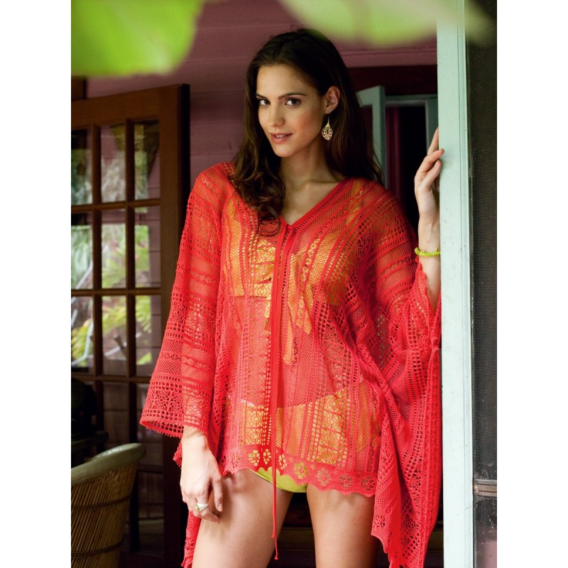 Pattern Poncho cape (Burda...