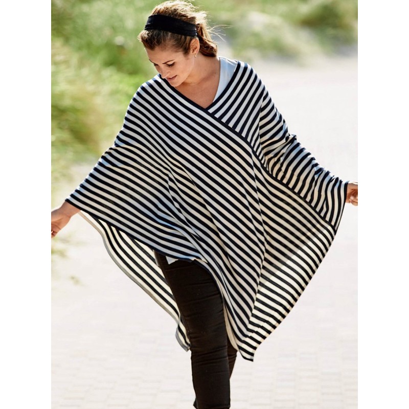 Pattern Knitted poncho cape...