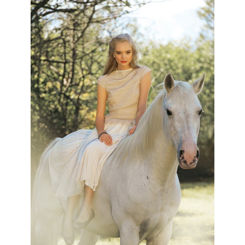 Pattern Tulle skirt with a...