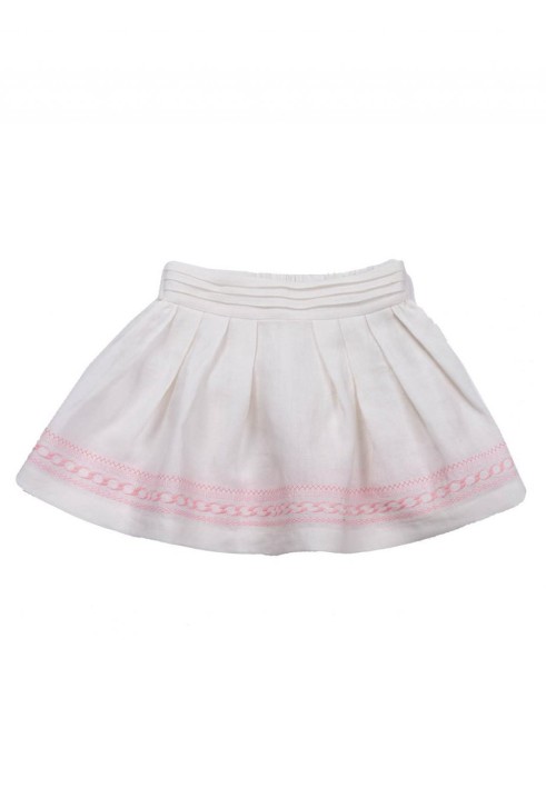 Pattern Skirt of a lush cut with pleats (Burda. Children 1/2017, pattern number 611)