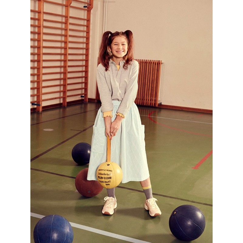 Pattern Midi skirt with...