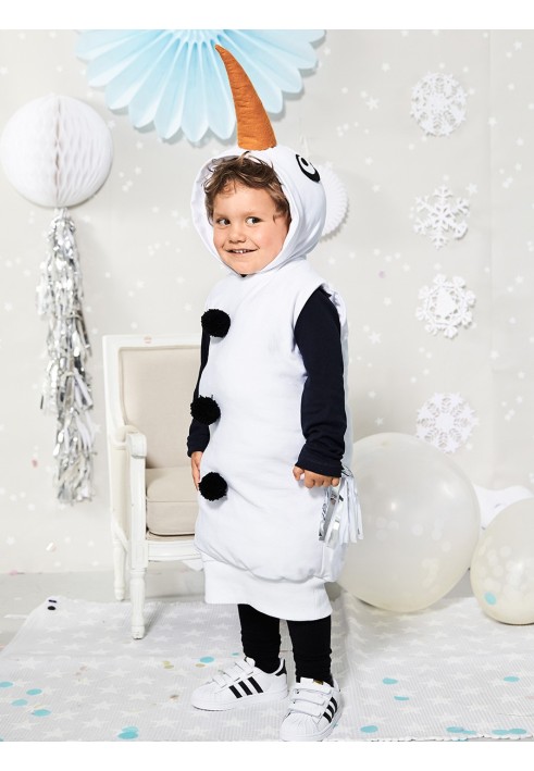 Snowman costume pattern (Burda 1/2018, pattern number 133)