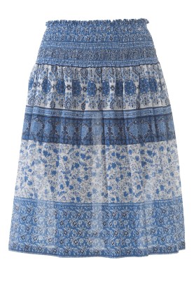 Pattern Skirt with elastic assembly at the waist (Burda 5/2015, pattern number 130)