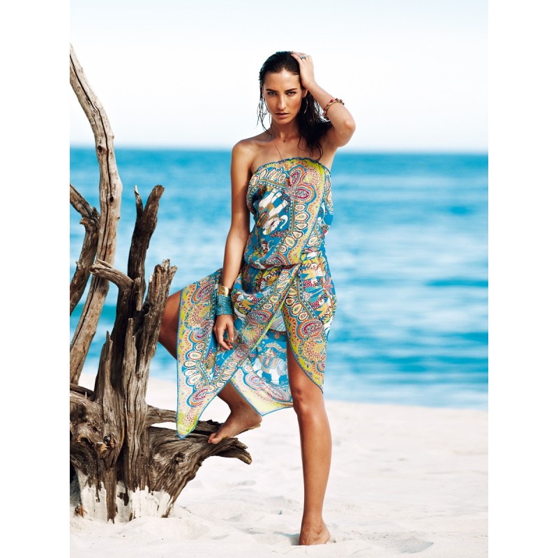 Pattern Bandeau dress from...