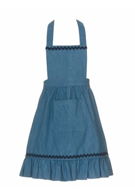 Pattern Denim apron with bib and frill (Burda 12/2010, pattern number 139)