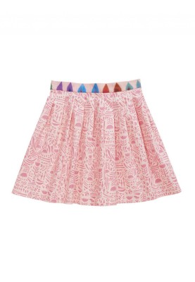 Pattern Short pleated skirt (Burda. Children 1/2017, pattern number 610 A)