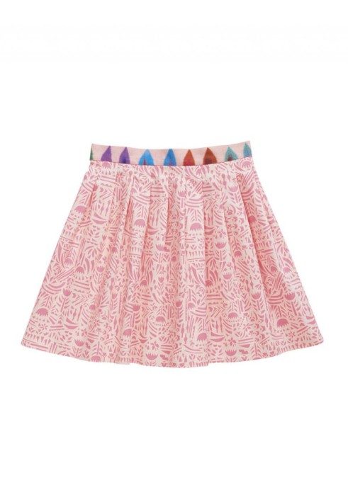 Pattern Short pleated skirt (Burda. Children 1/2017, pattern number 610 A)