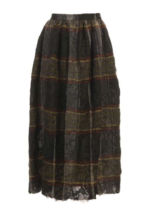 Pattern Woolen skirt with a lush cut (Burda 11/2010, pattern number 134)