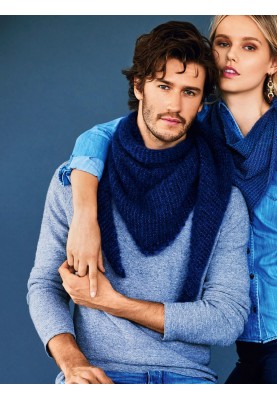 Pattern Men's knitted neckerchief (Burda 12/2016, pattern number 139)