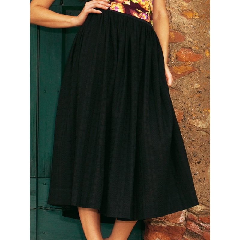 Pattern Batiste skirt with...
