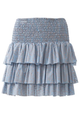 Pattern Skirt on a yoke with puffs (Burda 6/2014, pattern number 129)