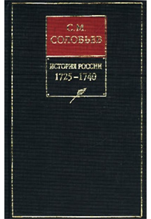 Volume 20. Reign of Empress Anna Ioannovna, 1730–1740.