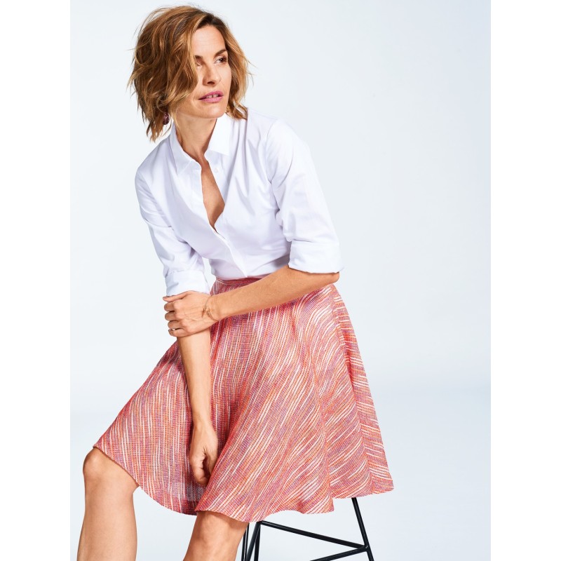 Pattern Sun skirt with...