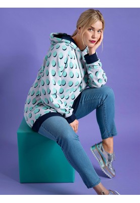 Pattern Anorak with contrasting belt and cuffs (Burda. Fashion Plus 2/2019, pattern number 403)