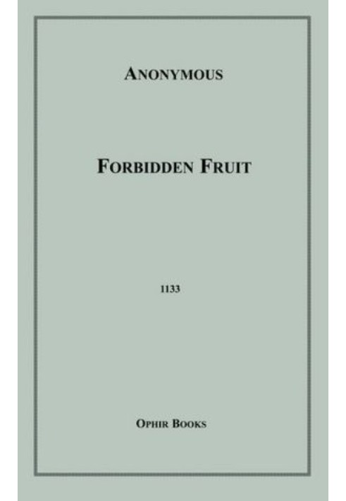 Forbridden fruit