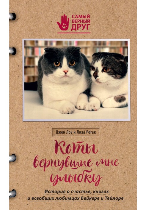 Cats that brought my smile back. A story about happiness, books and everyone's favorites Baker and Taylor