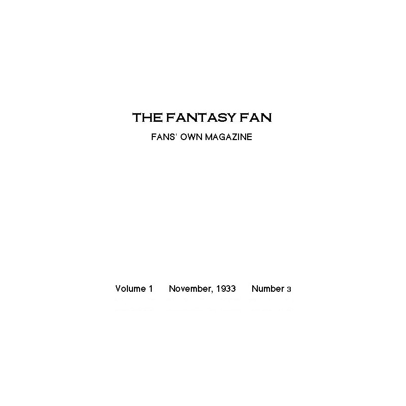 Фанат фентезі, листопад...