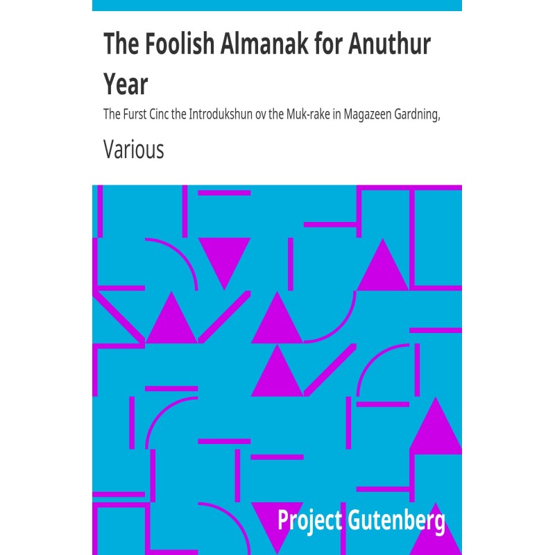 The Foolish Almanak for...