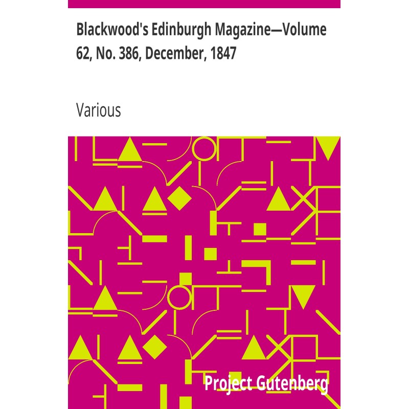 Blackwood's Edinburgh...