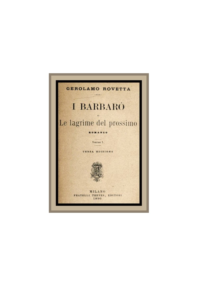 I Барбаро: Слёзы других. том. 1