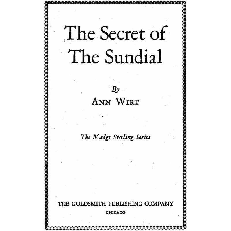 The Secret of the Sundial...