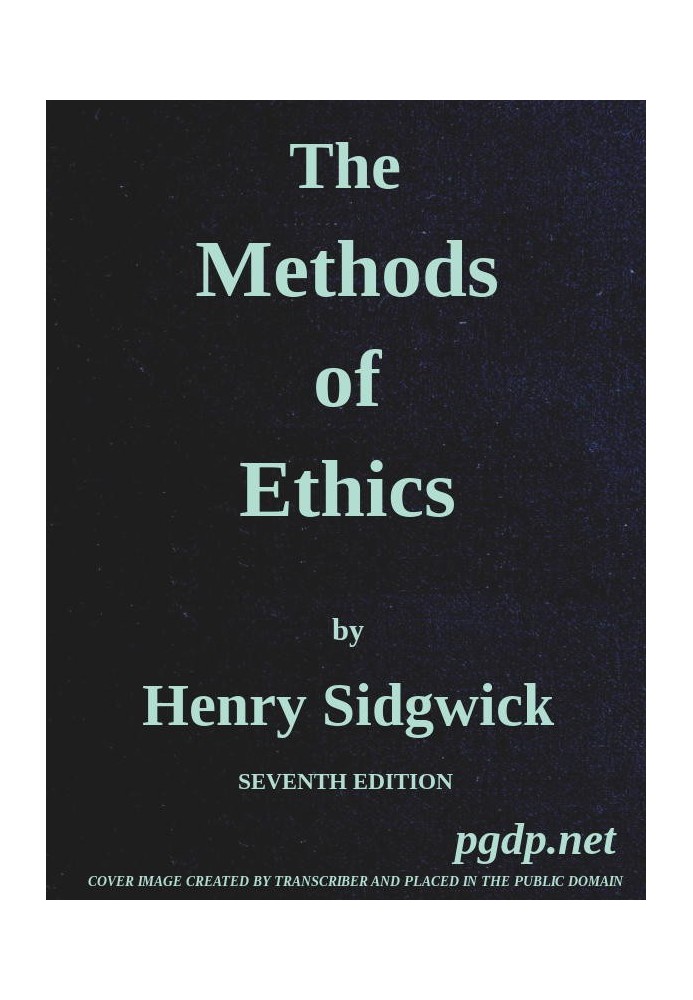 The Methods of Ethics