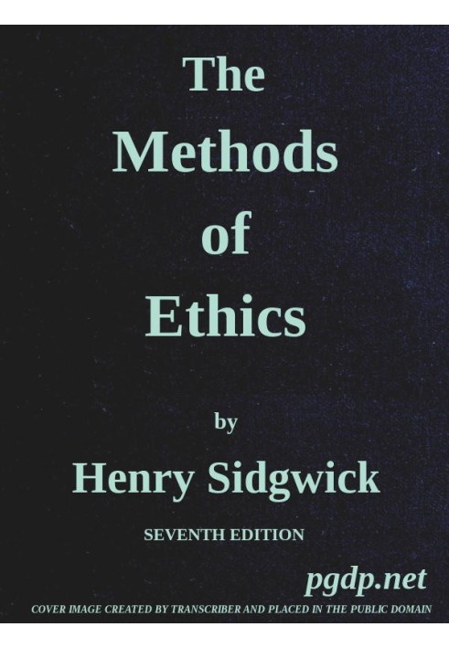 The Methods of Ethics