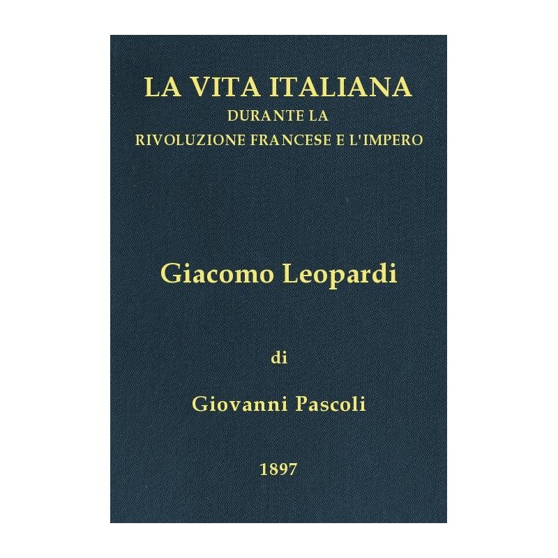 Giacomo Leopardi...