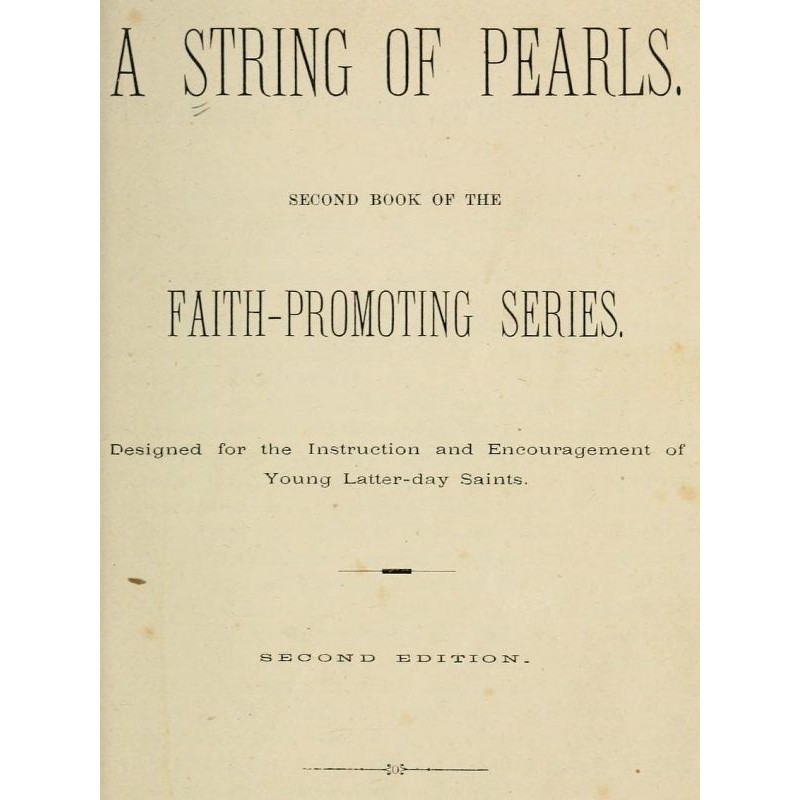 A String of Pearls Second...