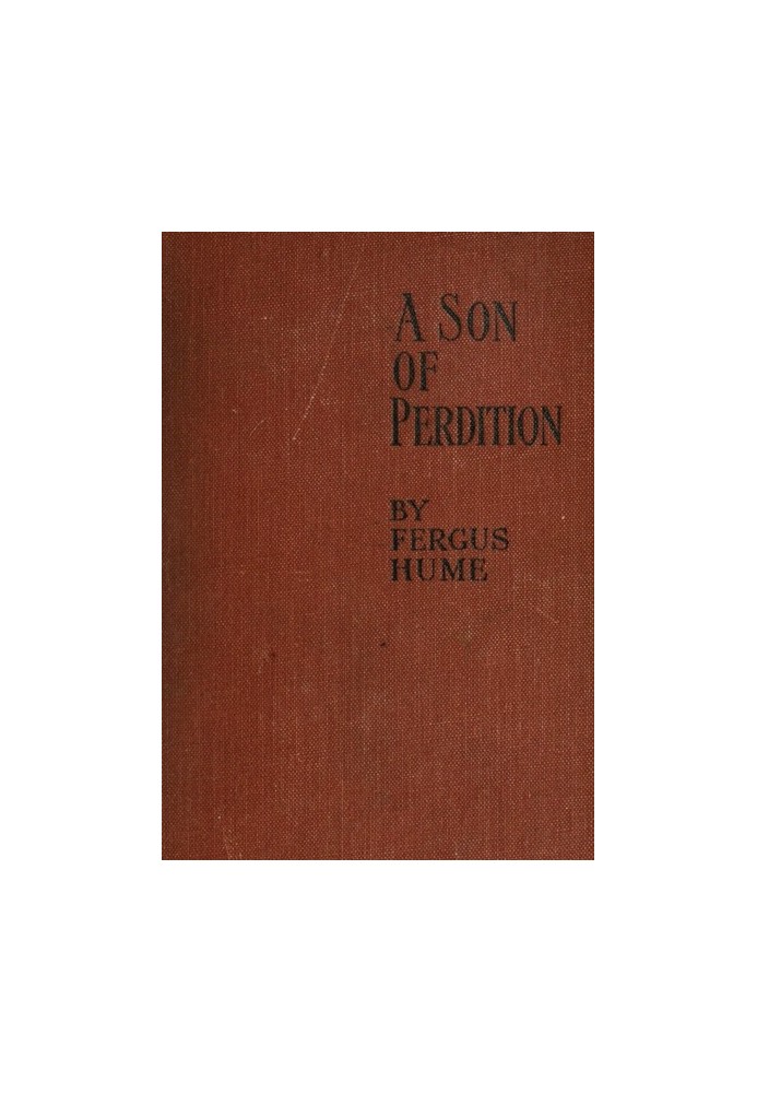 A Son of Perdition: An Occult Romance