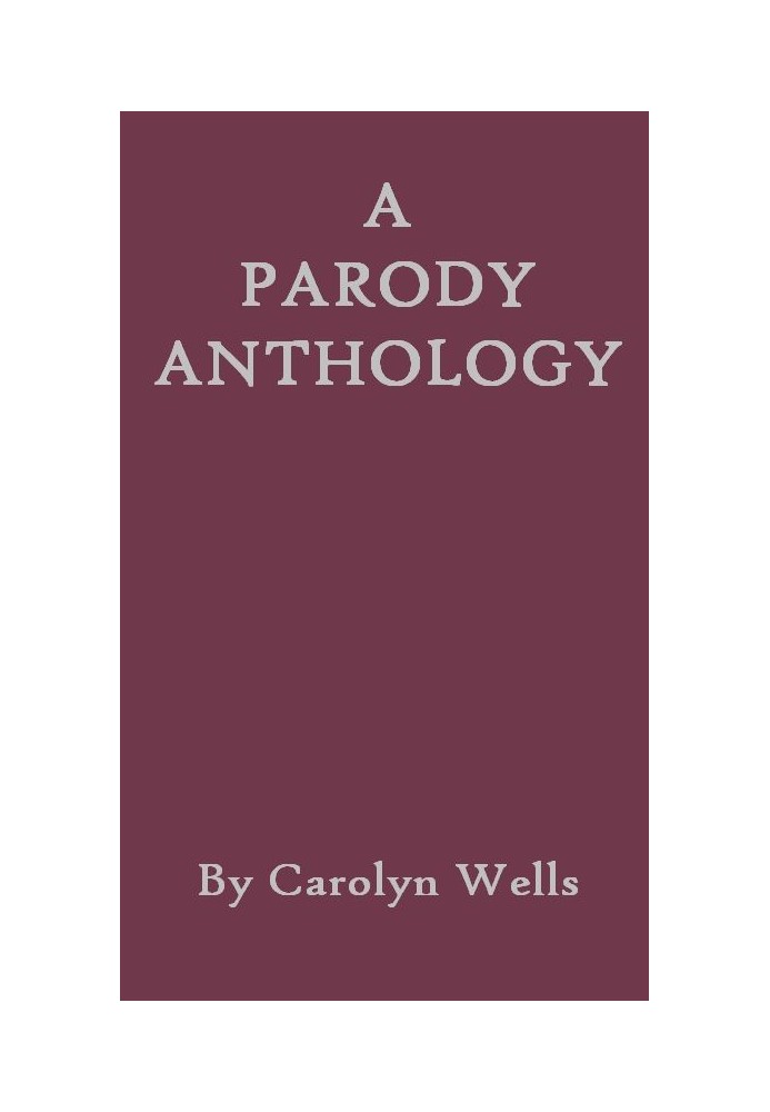 A Parody Anthology