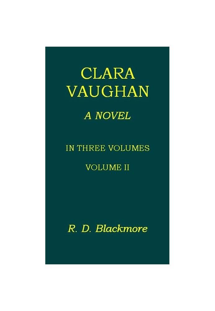 Clara Vaughan, Volume 2 (of 3)