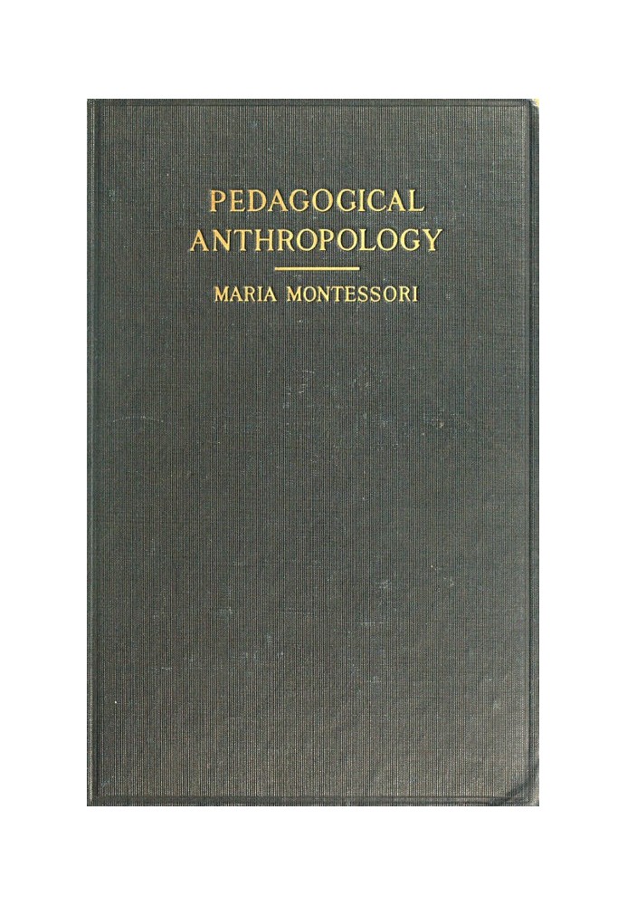 Pedagogical Anthropology