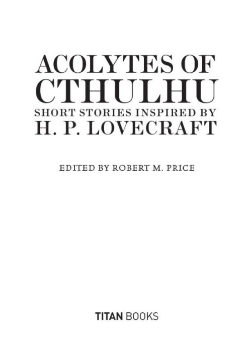 Acolytes of Cthulhu