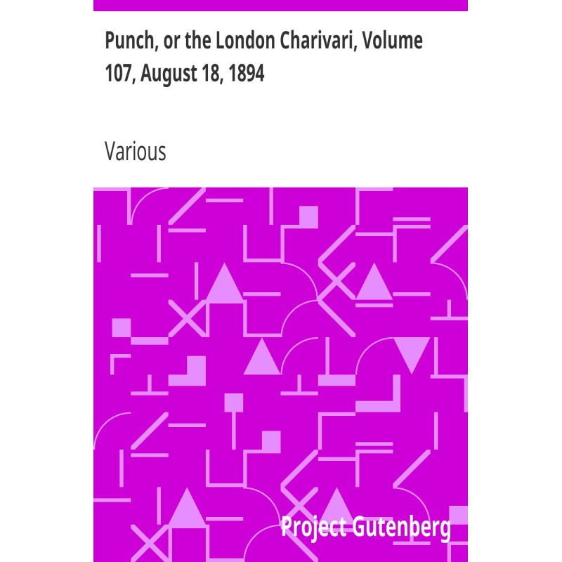 Punch, or the London...