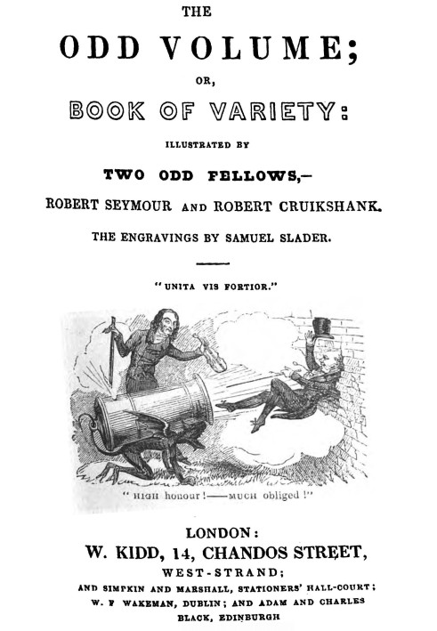 The Odd Volume; Or, Book of Variety