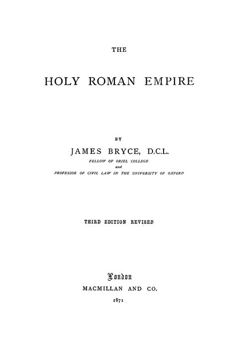 The Holy Roman Empire