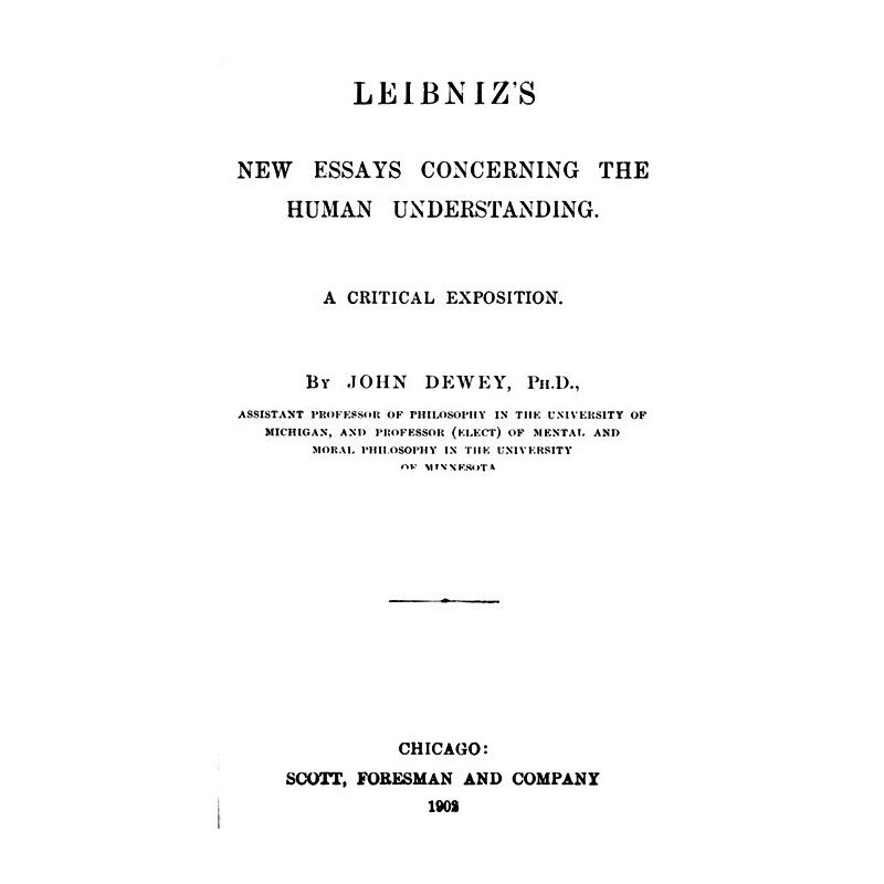 Leibniz's New Essays...