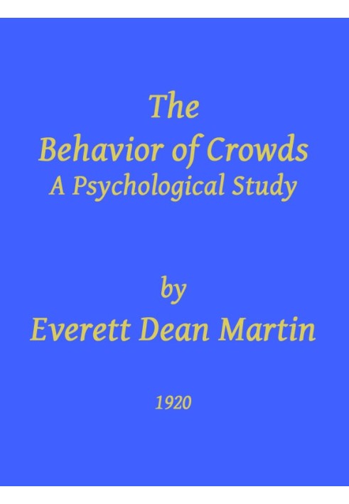 Поведінка натовпу: Психологічне дослідження