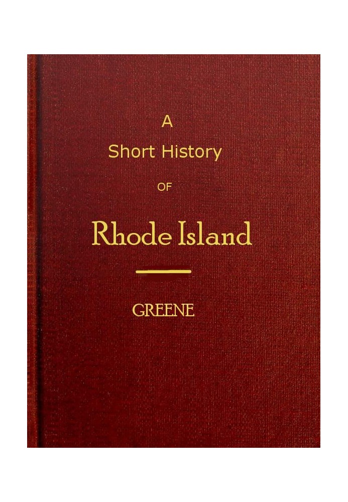 A short history of Rhode Island