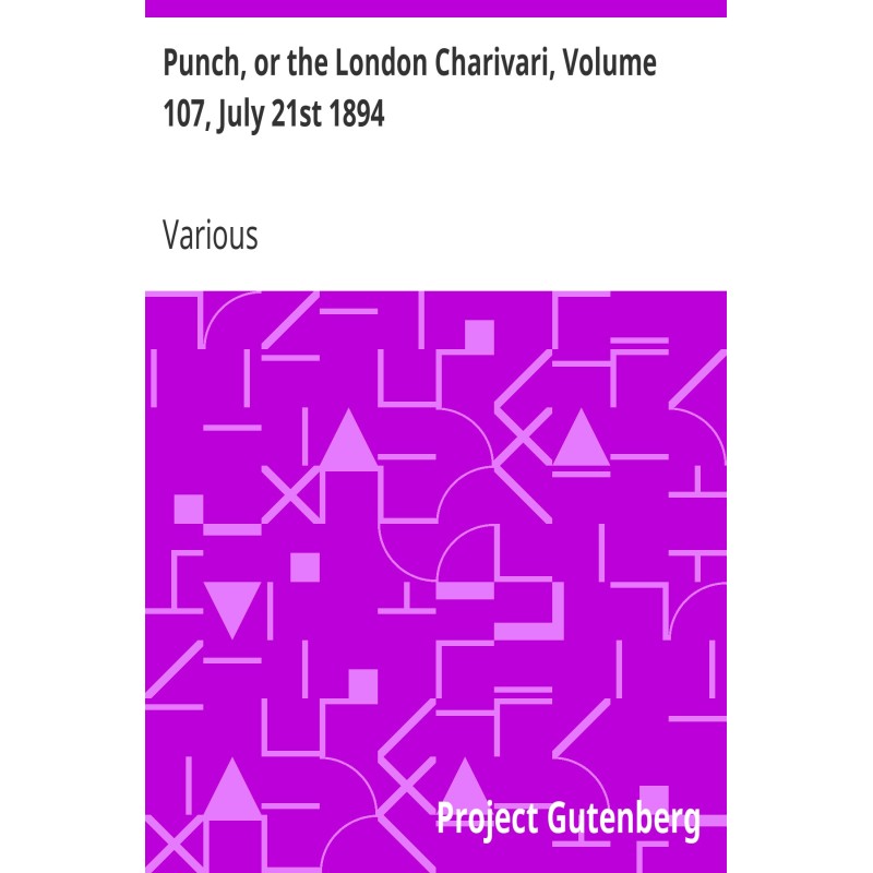 Punch, or the London...