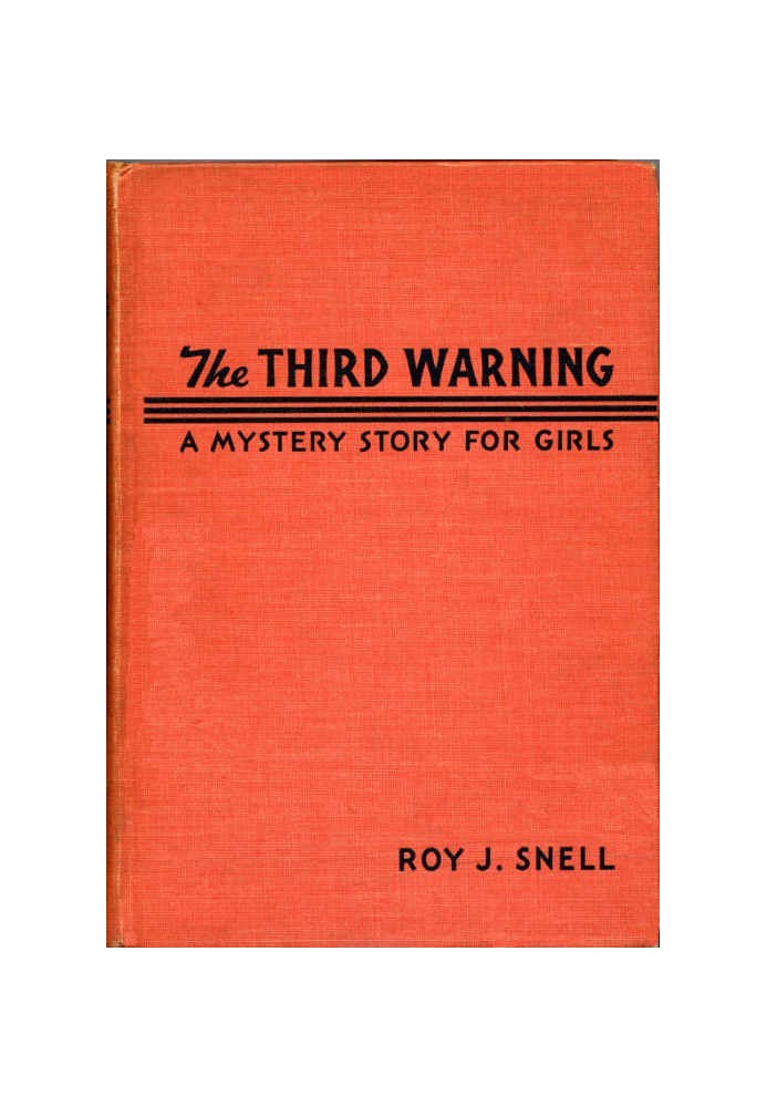 Third Warning A Mystery Story for Girls