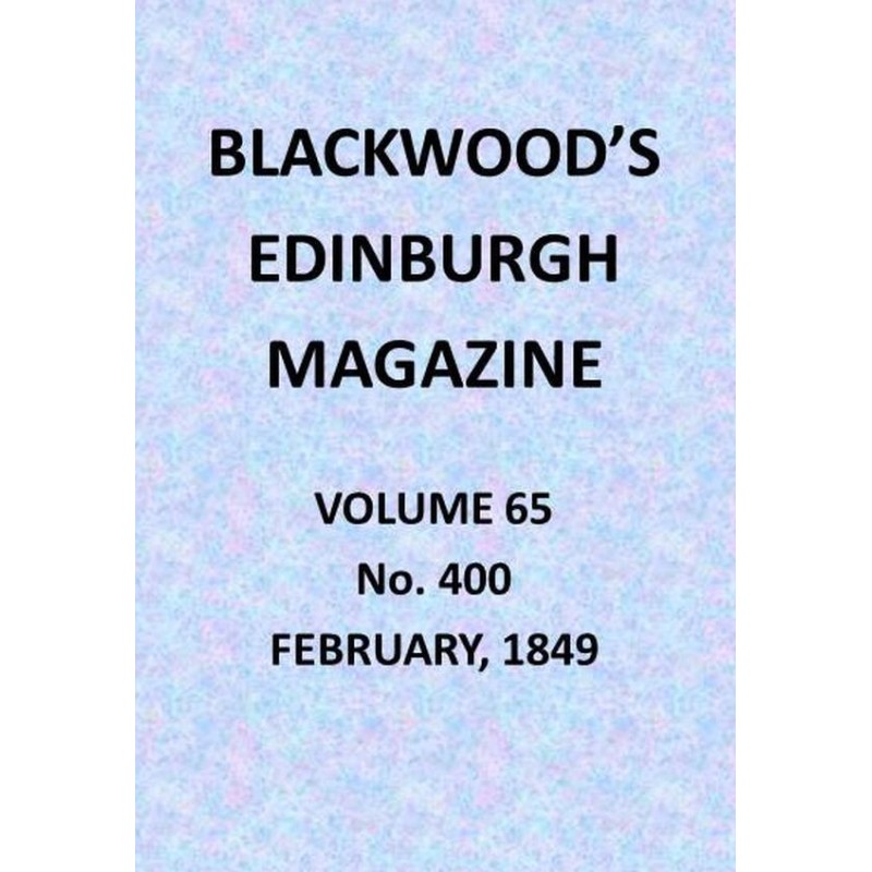Blackwood's Edinburgh...
