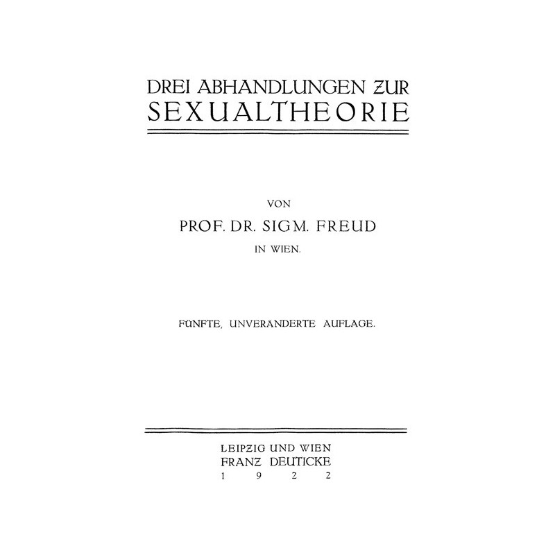 Three essays on sexual theory