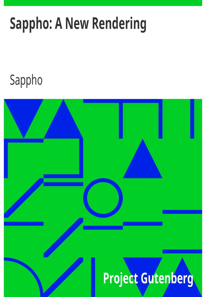 Sappho: A New Rendering